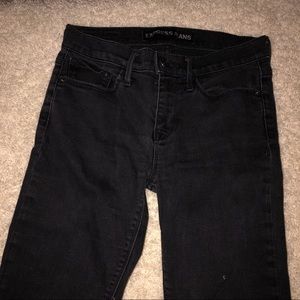 High waisted black Express jeans